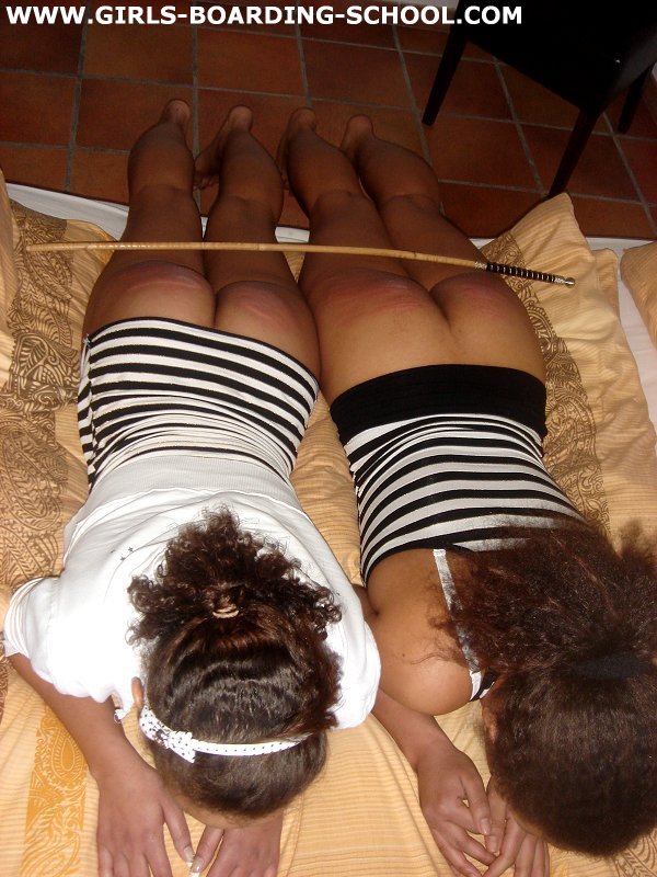 Cute Black Girls Spanking - Welted rump for 2 cute black girls | Spanking TGP