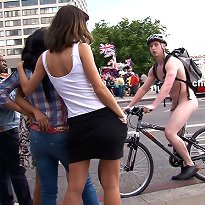 Outdoor cfnm boys show